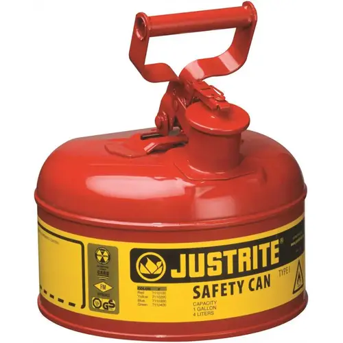 JUSTRITE MFG CO 3561275 SFTY CAN 1 GAL RED