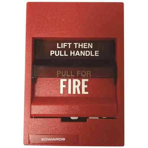 Edwards Signaling 2497222 FIRE ALARM PULL STATION RED
