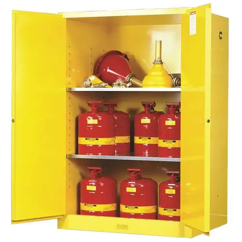 JUSTRITE MFG CO 2496862 SAFTY CAB 90GAL 2 DR YELW