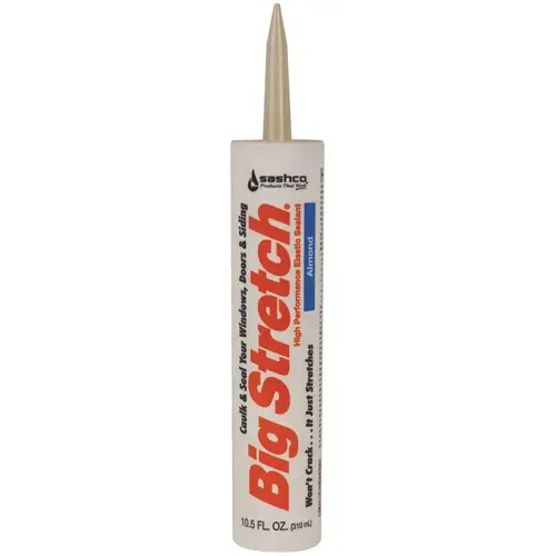 BIG STRTCH CAULK,10.5OZ,ALMD