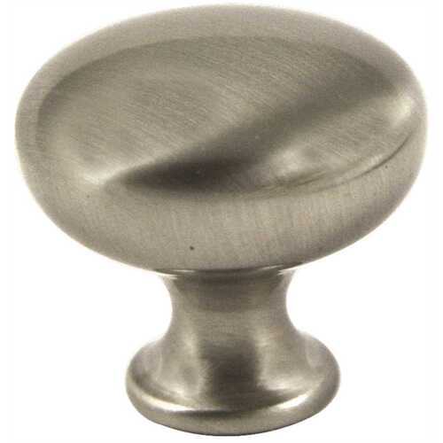 CABINET KNOB 1-1/8" SN Satin Nickel