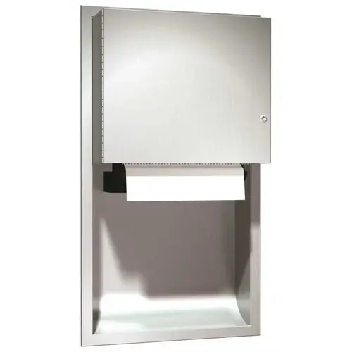 AUTOMATIC PAPER TOWEL DISPENSER Brushed/Satin Steel