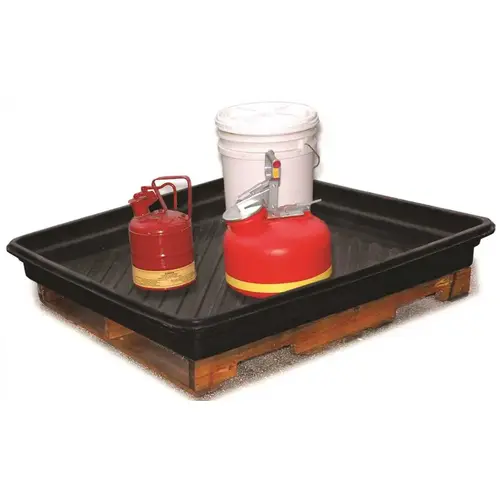 UTILITY TRAY 40X48X3-1/2 Black