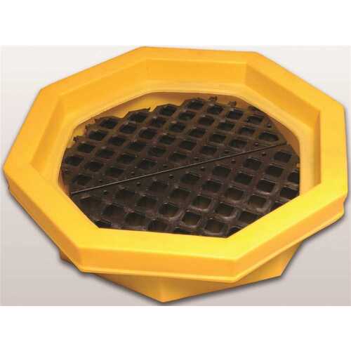 ULTRATECH ULTRA-DRUM TRAY WITHOUT GRATE, 22.8 GALLON CAPACITY