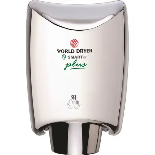 WORLD DRYER 2472984 SMARTDRI PLUS POLISHED SS Stainless