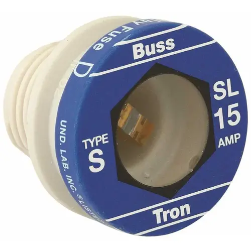 TYPE TL TIME DELAY GLASS PLUG FUSE, 125 VOLTS, 30 AMPS