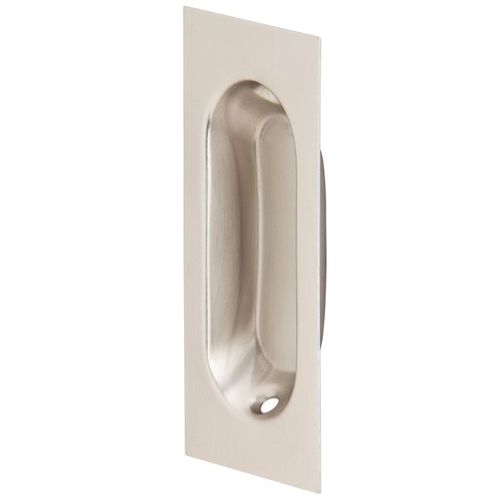 IVES 22B15 Ives Series Rectangular Pull, 3-1/8 in W, 7/16 in D, 1-5/16 in H, Brass, Satin Nickel