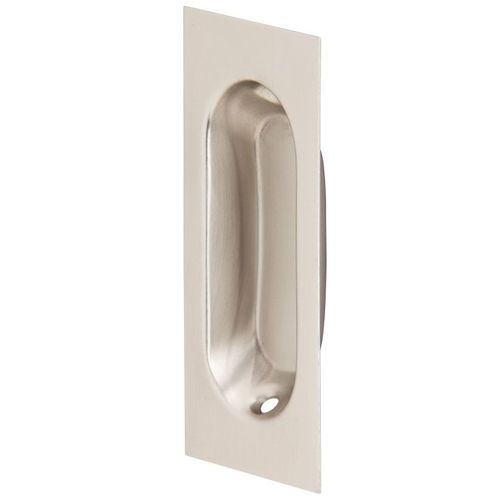 Ives Series Rectangular Pull, 3-1/8 in W, 7/16 in D, 1-5/16 in H, Brass, Satin Nickel