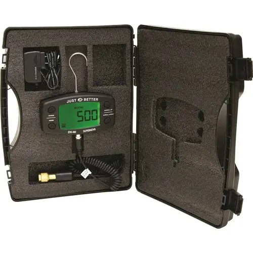 DIGITL MICRON GAUGE AND CASE Black