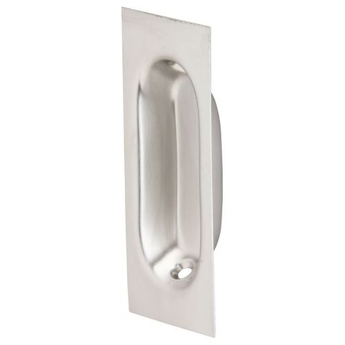 IVES 22B26D Ives Series Rectangular Pull, 3-1/8 in W, 7/16 in D, 1-5/16 in H, Brass, Satin Chrome