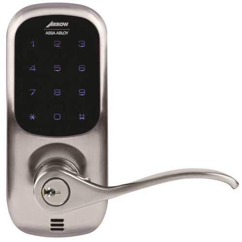 REVOLUTION V3 STAND-ALONE TOUCHPAD LEVER LOCK, POLISHED BRASS