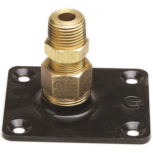 TRACPIPE COUNTERSTRIKE AUTOSNAP FLANGE FITTING, 3/8 IN