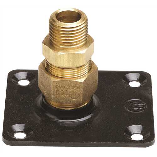 TRACPIPE COUNTERSTRIKE AUTOSNAP FLANGE FITTING, 1/2 IN