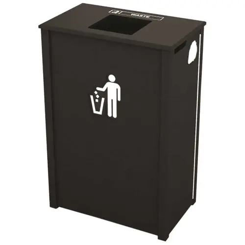 BERKELEY WASTE BIN 22 GAL Black