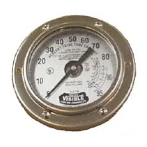 SQUIBB-TAYLOR INC 501626 GAS JR. OR SR. FLOAT GAUGE REPLACEMENT DIAL 2"