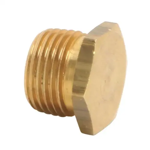 ORIFICE PLUG FLAT TIP 1/2" HEX 7/16-27 UNS THREADS - pack of 10