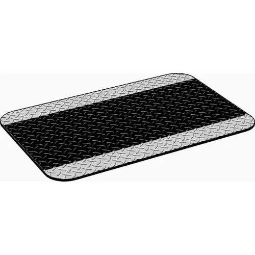 Crown Matting Technologies 99-4284 ANTI-FATIGUE MAT 2' X 3' Black With Yellow Border