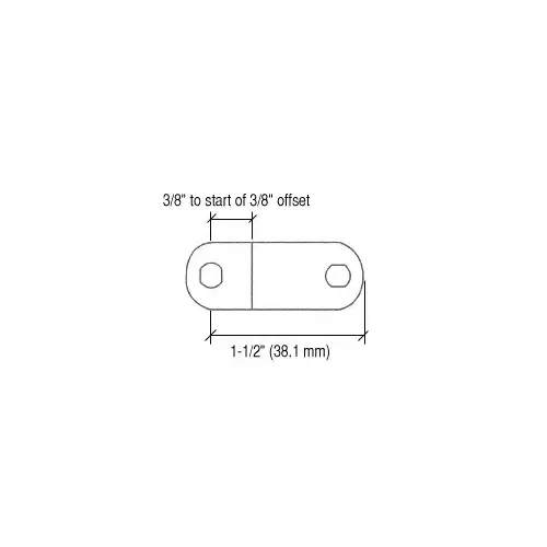 Offset Cam 1-1/2" x 3/8"