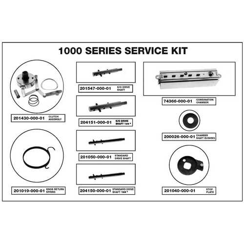 KABA SIMPLEX 1000 SERVICE KIT