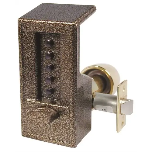 PRIMARY RES PUSHBUTTON ENTRY LOCK 2 3/4 BS GOLDTONE