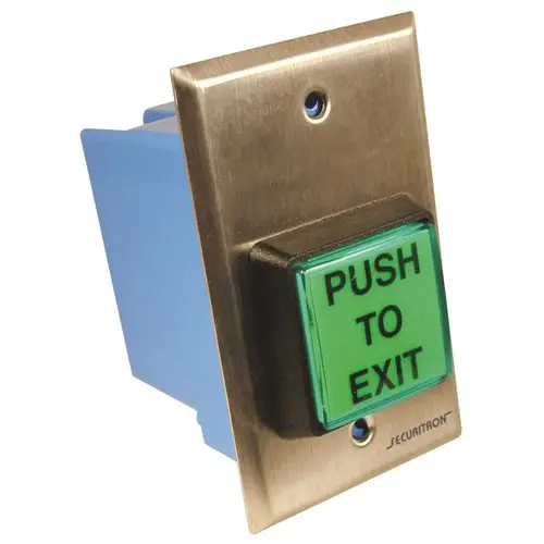 PUSH TO EXIT BUTTON WITH MULTIPLE LENSES