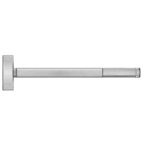 3' Apex Mortise Wide Style Exit Only Device For Key Retract Latchbolt Satin Stainless Steel Finish