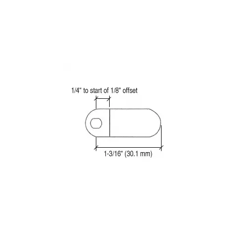 Offset Cam 1-3/16" X 1/8"