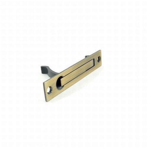 230 Sliding Door Edge Pull, Satin Brass Blackened