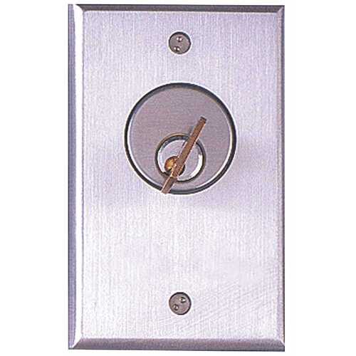 Camden Door Controls U020040 CAMDEN SINGLE GANG DIECAST KEY SWITCH