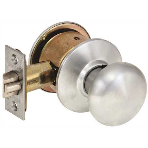 Schlage U021243 A EXIT LOCK PLYMOUTH LOCKSET 23/8" BS CHROME