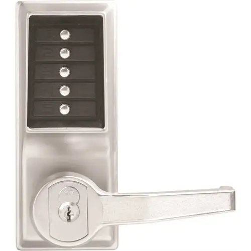 KABA SIMPLEX L1000 SER PUSHBUTTON PRIVACY FUNCTION RH LEVER TRIM Satin Chrome