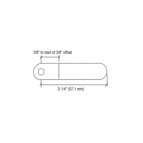 Offset Cam 2-1/4" x 3/8"