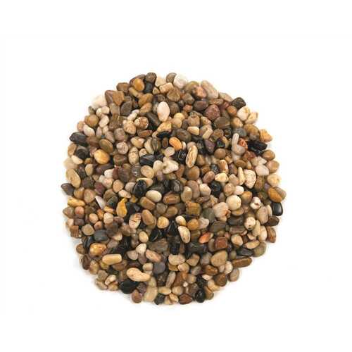 Mixed Polished 0.5 cu. ft. per Bag (0.25 in. to 0.75 in.) Bagged Landscape Rock (/Covers 14 cu. ft.)