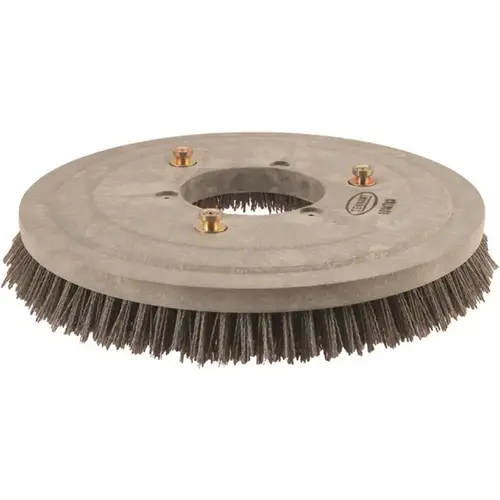 17 in. Disk Abrasive Bristle Gray