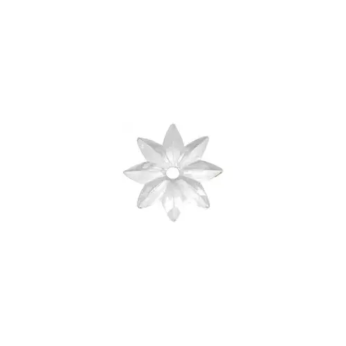 CRL 3015150 1-1/2" Clear Star Rosettes