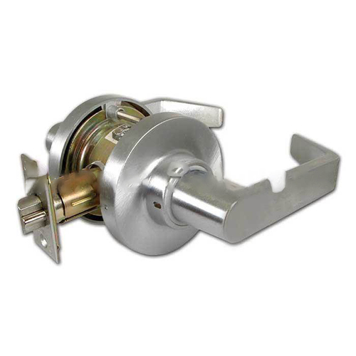 175N Passage Lever Lockset Satin Chrome