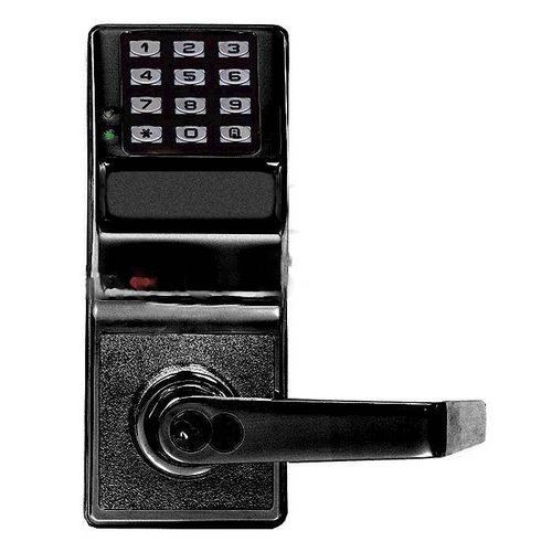 DL2800 Series Trilogy T2 Economy Cylindrical Audit Trail Digital Lock Satin Brass Blackened