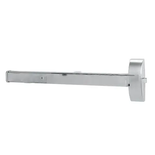 9300 Series Rim Exit Device with Cylinder Dogging, Satin Stainless Steel