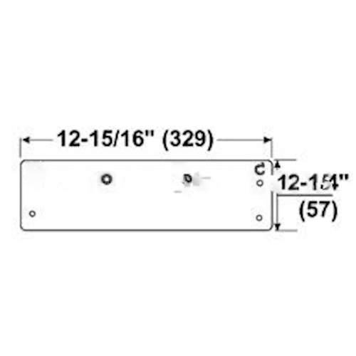 Norton 8146 689 Drop Plate for 8000 Series, Narrow Top Rail, SP28/689 ...