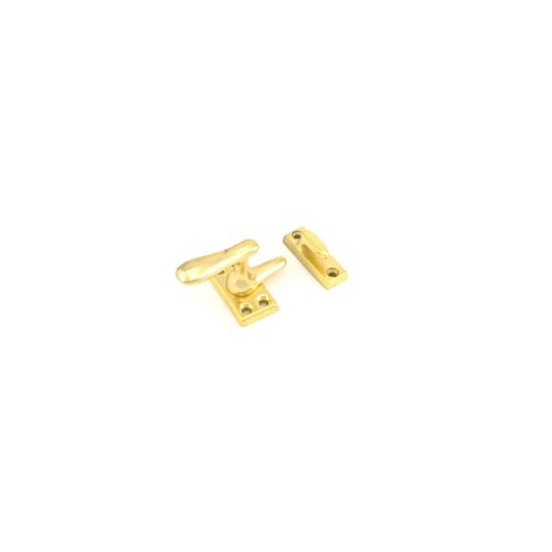 Ives Residential 66A3 Aluminum Casement Fastener with Multiple Strikes Bright Brass Finish