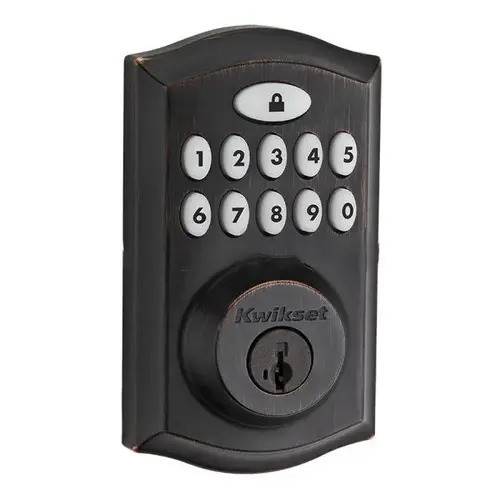 SmartCode 913 Touchpad Electronic Deadbolt Venetian Bronze