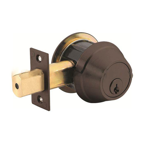 Deadbolt Cylinder Dark Oxidized Satin Bronze Oil Rubbed