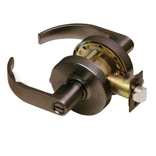 C1000 Curved Lever Privacy Lockset, Oil Rubbed Dark Bronze