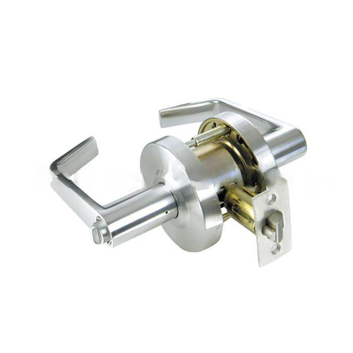 Design Hardware DH-X-76-F-26D X76 Privacy Lever Lockset, Satin Chrome