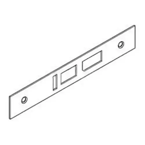 ML2000 Armored Front for Deadbolt, Latchbolt, Aux Latch, Satin Brass