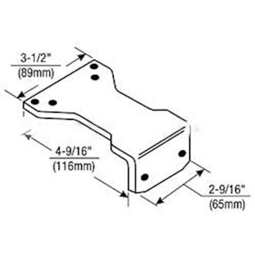 1600 Series Soffit Plate, Aluminum Painted