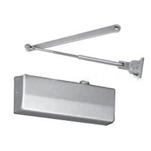 Grade 1 Tri-Packed Adjustable Door Closer with Hold Open and Sex Nuts and Bolts Aluminum Finish