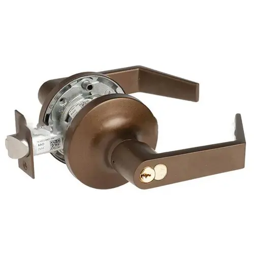 5400LN Series Heavy Duty Lever lock, Dark Oxidized Satin Bronze