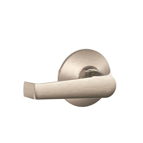 Fire Rated Elan Lever Passage Lock with 16203 Latch and 10001 Strike Satin Nickel Finish