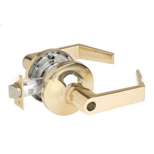 5400LN Series Heavy Duty Lever lock, Bright Polished Brass